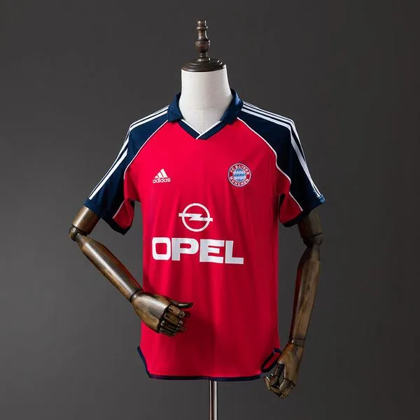 Camiseta de fútbol Bayern Munich 2000/01 LOCAL MANGA CORTA VERSION FAN
